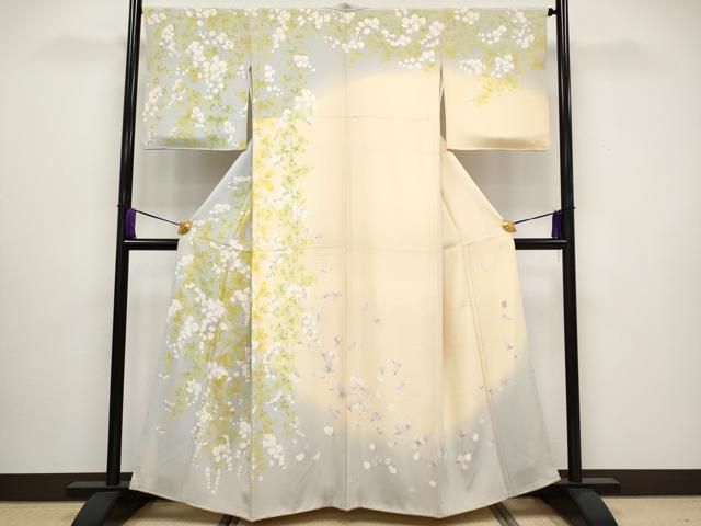平和屋着物 上 滝沢晃 訪問着 枝垂れ花文 暈し染め CYAA3038s5