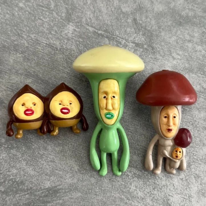 3個セット】 こびとづかん きのこびと ペア ヤミチッコウ アマクリソツ