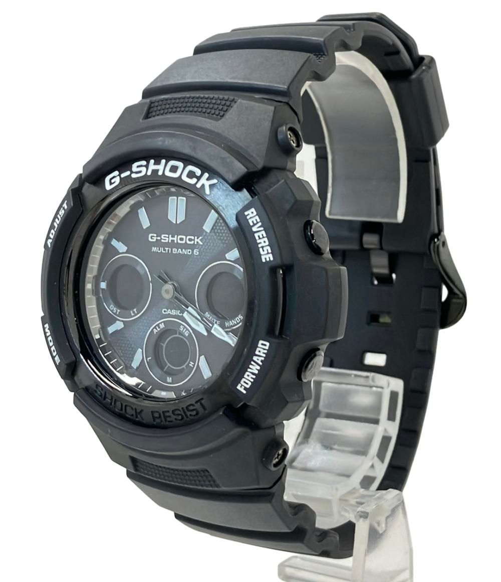 カシオ 腕時計 AWG M 100 BW ソーラー グレー メンズ CASIO