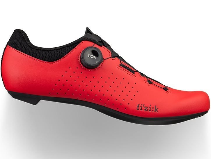 送料無料 FIZIK OMNA オムナ ロード シューズ SPD-SL レッド|ブラック 41 26.35cm