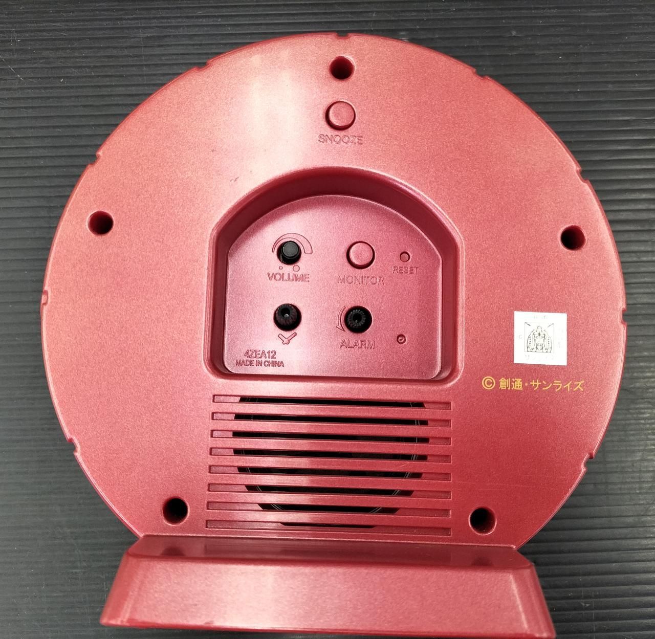 置き時計 ZEON CLOCK リズム時計工業 ジオンクロック シャアVER
