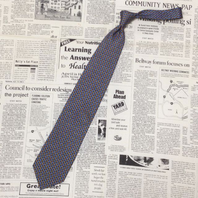 フェンディ FENDI 微光沢 ネクタイ イタリア製 シルク パターン柄 ミックス H-006827 ゆうパケット