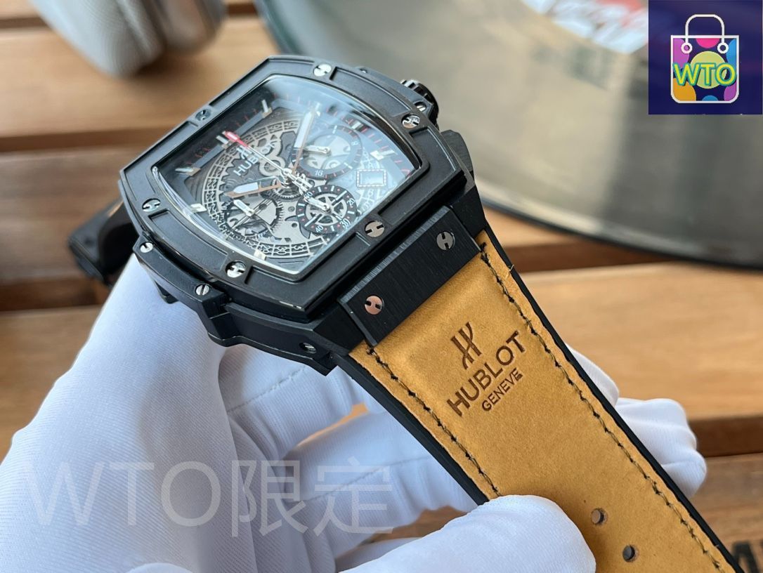 【新品未使用】Hublot マネークリップ 821.HX.0170.RX スクエア・バン ウニコ ホワイトセラミック 新品