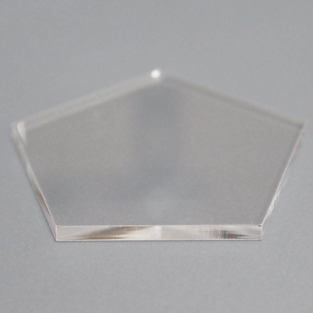 透明 アクリル 3mm厚 正五角形 6cmサイズ 10個セット - メルカリ