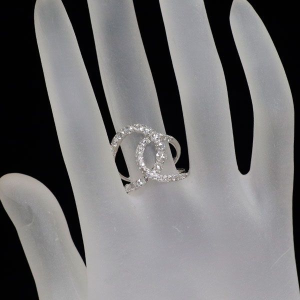 K18WG 1ctダイヤモンドリング 楽天市場】ダイヤモンド リング リボン K18 WG 1カラット ダイヤ 指輪