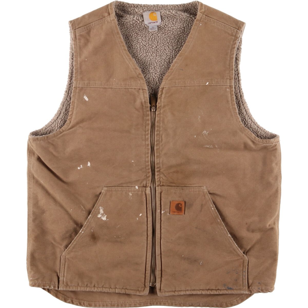 古着 カーハート Carhartt ダック地ベスト メンズXL/eaa370168 - メルカリ
