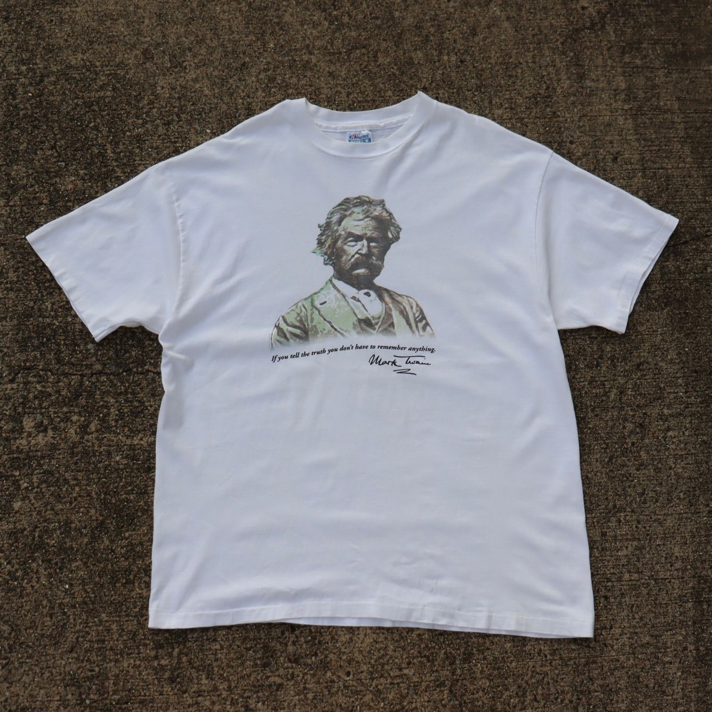 90's Design Print Tee Shirt 