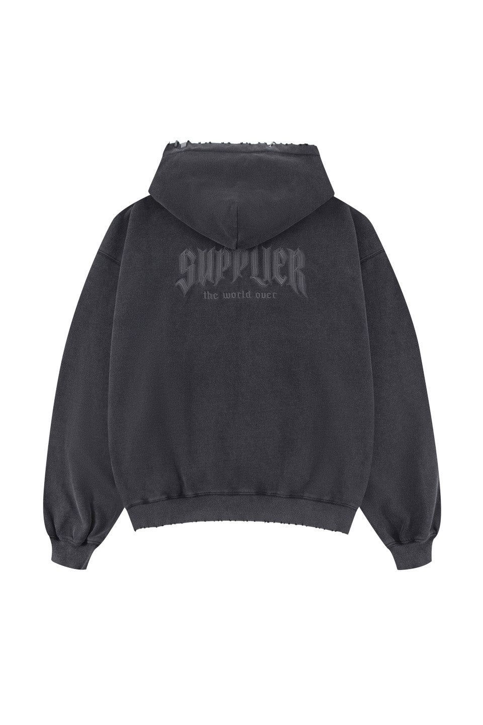 SUPPLIER｜VINTAGE WASH PIERCED ZIP HOODIE - メルカリ