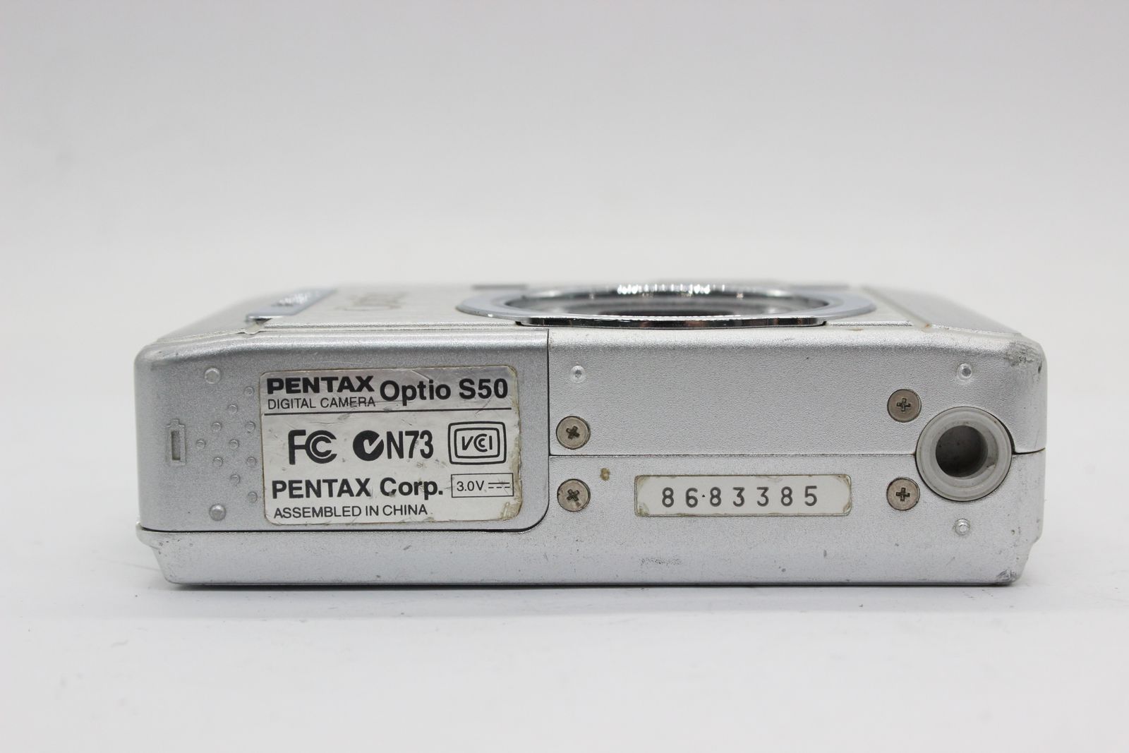 返品保証】 【便利な単三電池で使用可】ペンタックス Pentax Optio S50