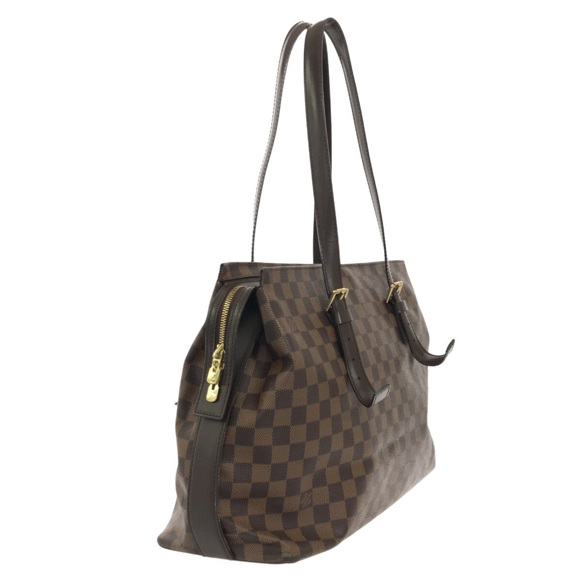 ルイヴィトン(LOUIS VUITTON) ダミエ・エベヌ チェルシー N51119 ※廃盤品/ジャンク品 かぶさる 【中古】 JA-