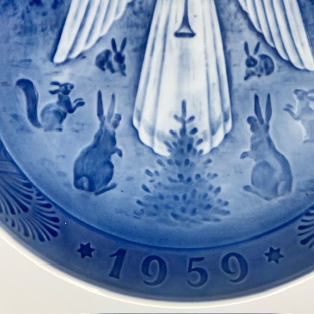 1959年 「クリスマスの夜」 イヤープレート ロイヤルコペンハーゲン 北欧陶器 1959年 「クリスマスの夜」 イヤープレート ロイヤルコペンハーゲン