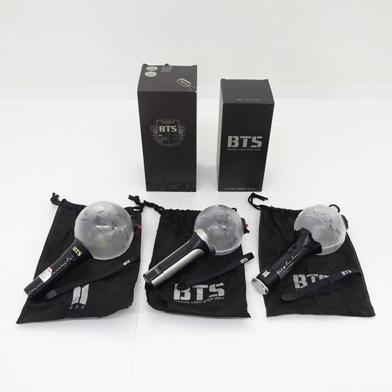 三重店】BTS OFFICIAL LIGHT STICK Ver.1 Ver.2 Ver.3 計3本