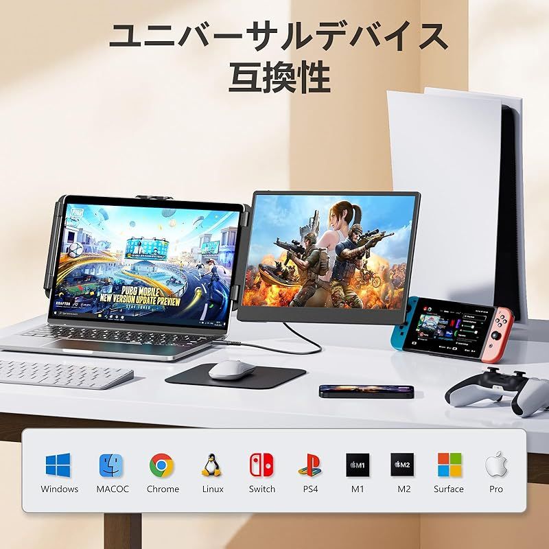 Laptomo S1 デュアルモニター 14インチ Laptomo S1 デュアルモニター