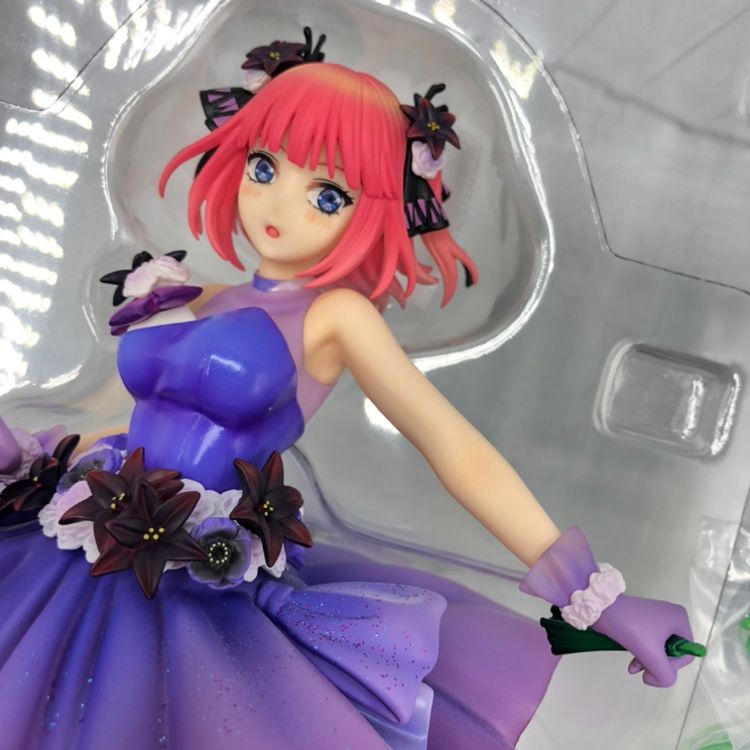 【中古】開封)eStream 渋谷スクランブルフィギュア 中野二乃 Floral Dress Ver. 1/7[18][240017703098] SHIBUYA SCRAMBLE FIGURE 中野 二乃 -Floral Dress Ver.- 1/7