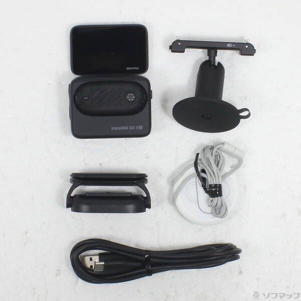  〔 品〕 Insta 360 GO 3 S 128 GB ミッドナイトブラック 262 GoPro アクションカメラ ウェアラブルカメラ本体