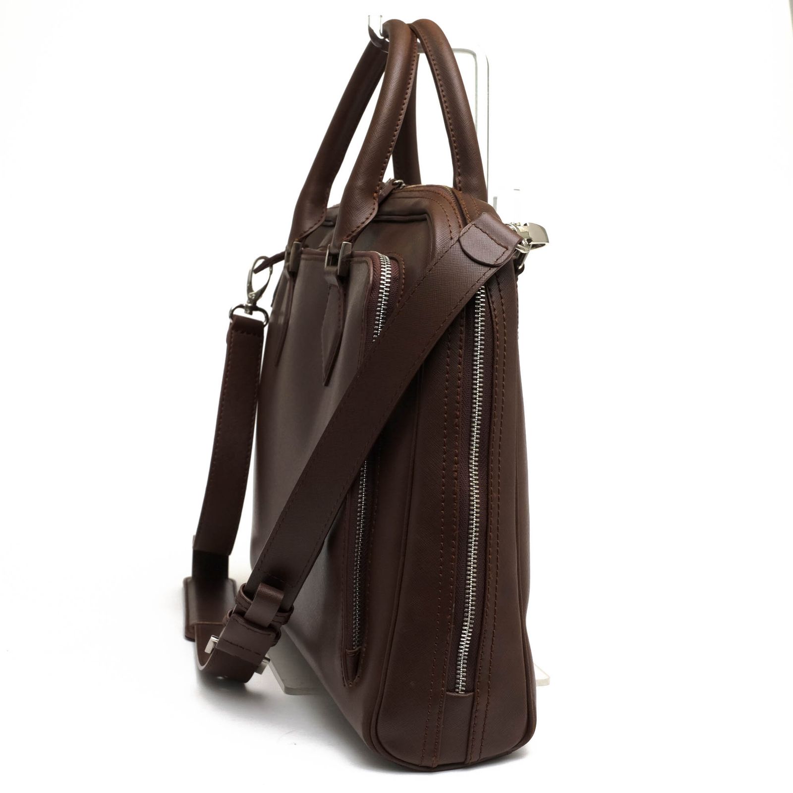 DESTINY'S DIMENSION ビジネスバッグ/ブラウン 本革