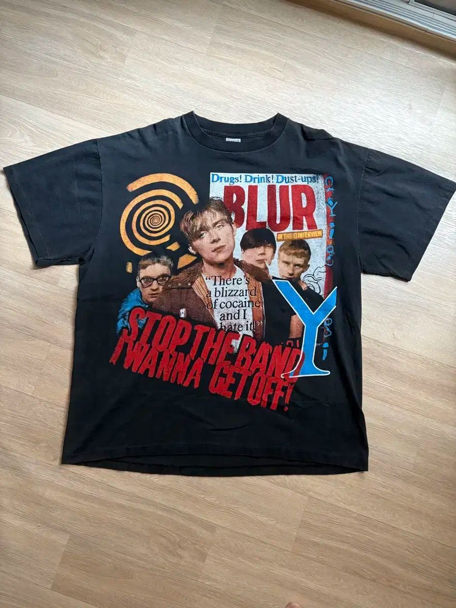 当時もの】ブラーblur Tシャツ 90s 当時 Blur ブラー Tシャツ 1995年