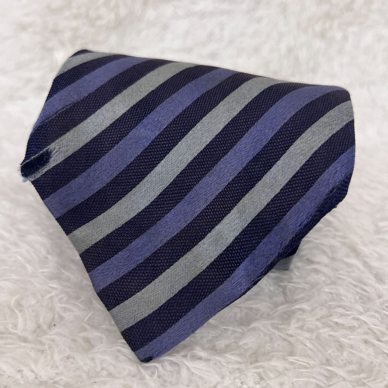 PaulSmith　ポールスミス　ストライプ　ネクタイ　シルク 青　新品 未使用 訳アリ》Paul Smith (ポール・スミス) シルクネクタイ 総柄