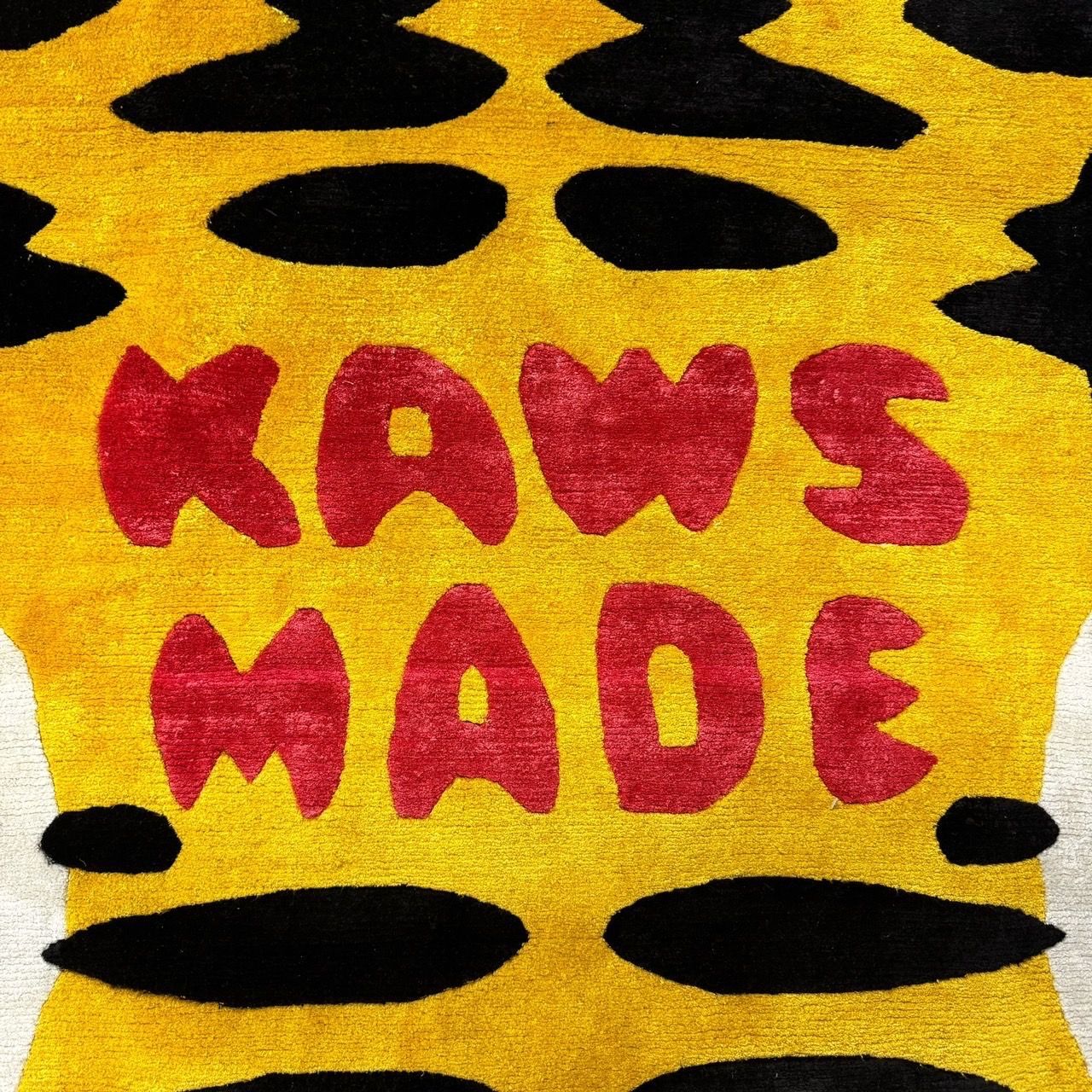 KAWS Human Made Tiger Silk Rug カウズ ヒューマンメイド タイガー ...