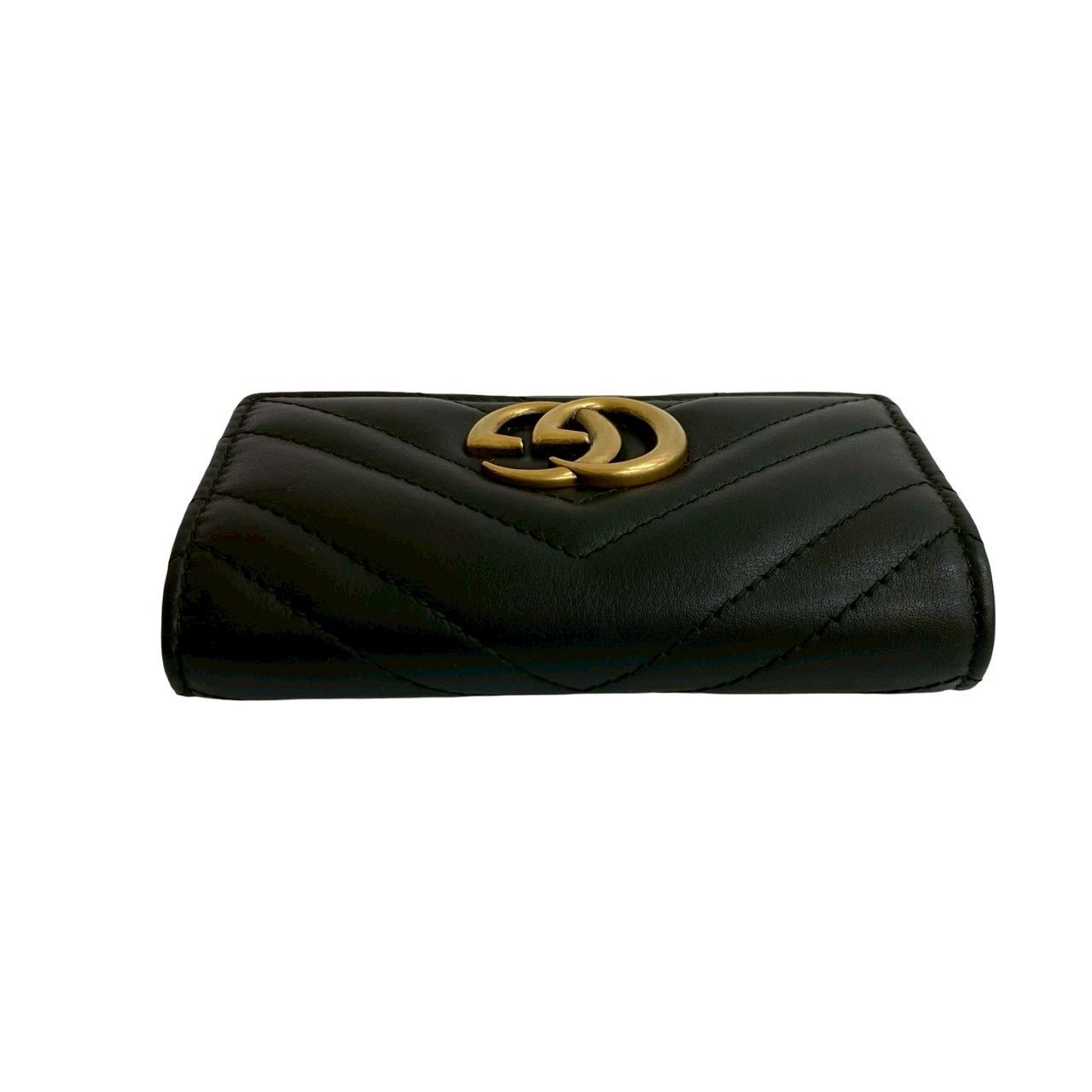 ほぼ未使用 希少品 GUCCI グッチ GG マーモント ロゴ 金具