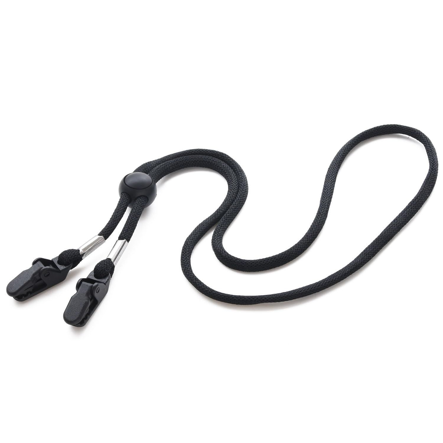 [Frogsnout] 帽子クリップ 帽子 紐 ハットストラップ ハットクリップ あご紐でしっかり固定(調節可) ストラップ クリップ 後付け 黒 顎 帽子用