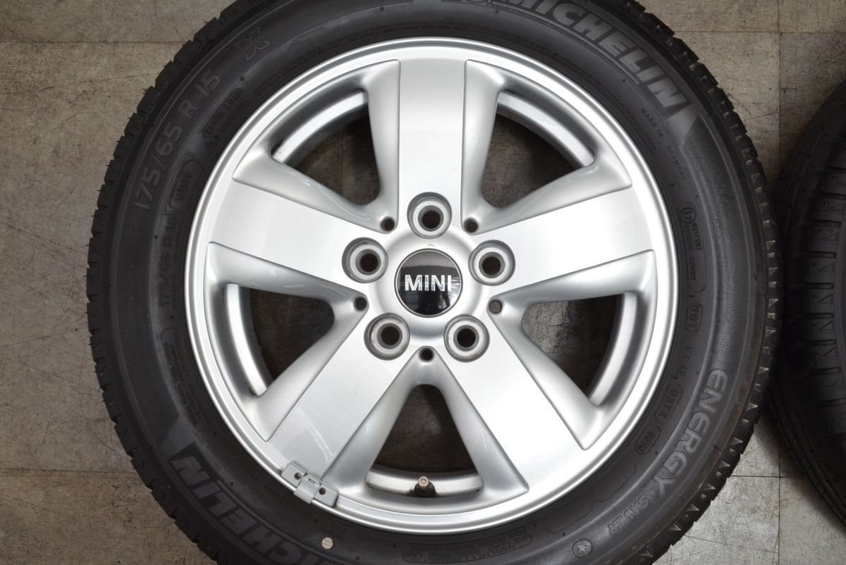 アウトレット大特集！ ヘリスポーク492 ミニ F56 クーパー 純正 15in 5.5J 46 PCD112 ミシュラン エナジーセーバー 175 65R15 品番 6855101 MINI F55 F57 ばら売り