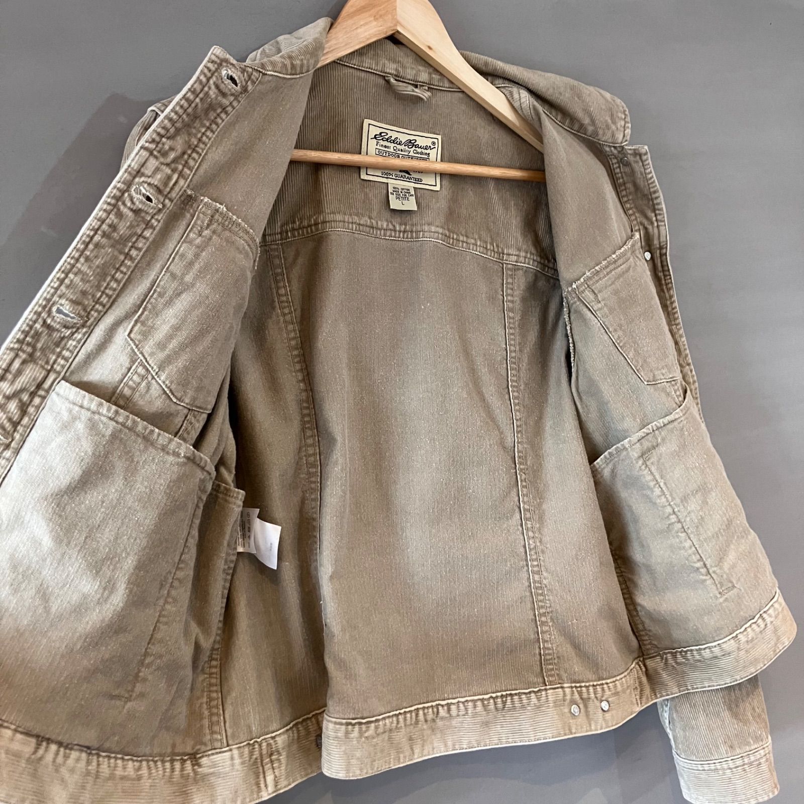 eddie bauer エディーバウアー コーデュロイ トラッカージャケット 