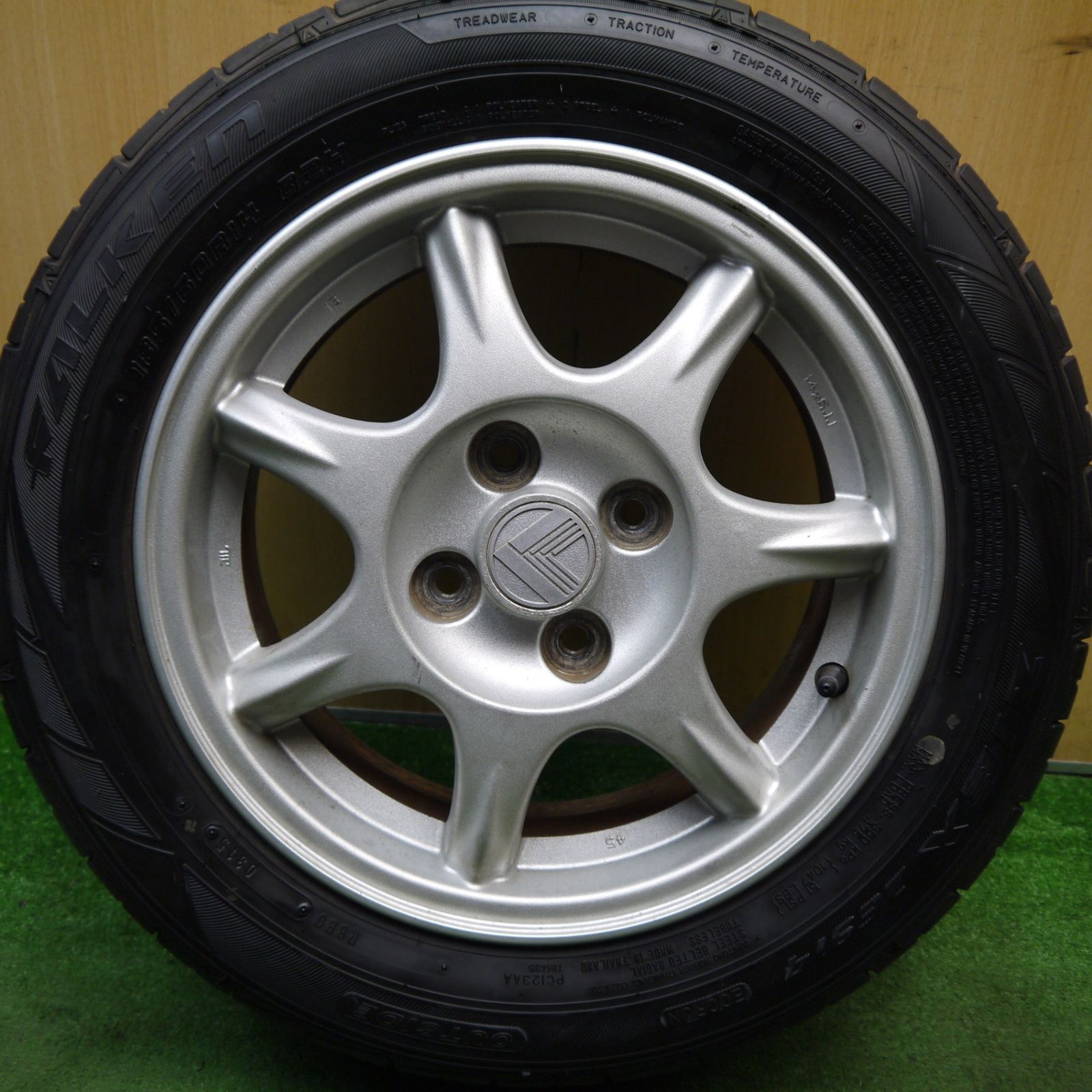 バリ溝！9.5分！1本☆マツダ NA ロードスター 純正 185/60R14 