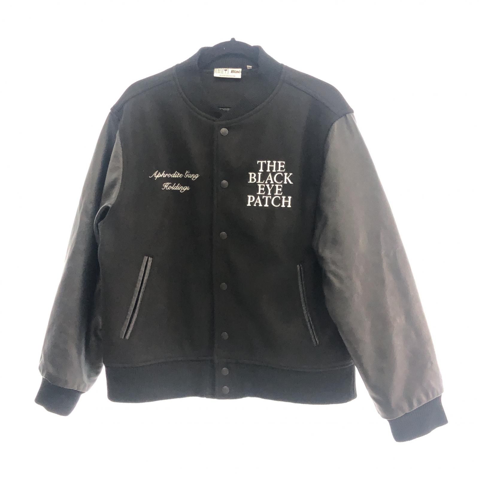 姫路東店 BlackEyePatch | ブラックアイパッチ x BUDSPOOL スタジャン AGH VARSITY JACKET ブラック サイズ M 95