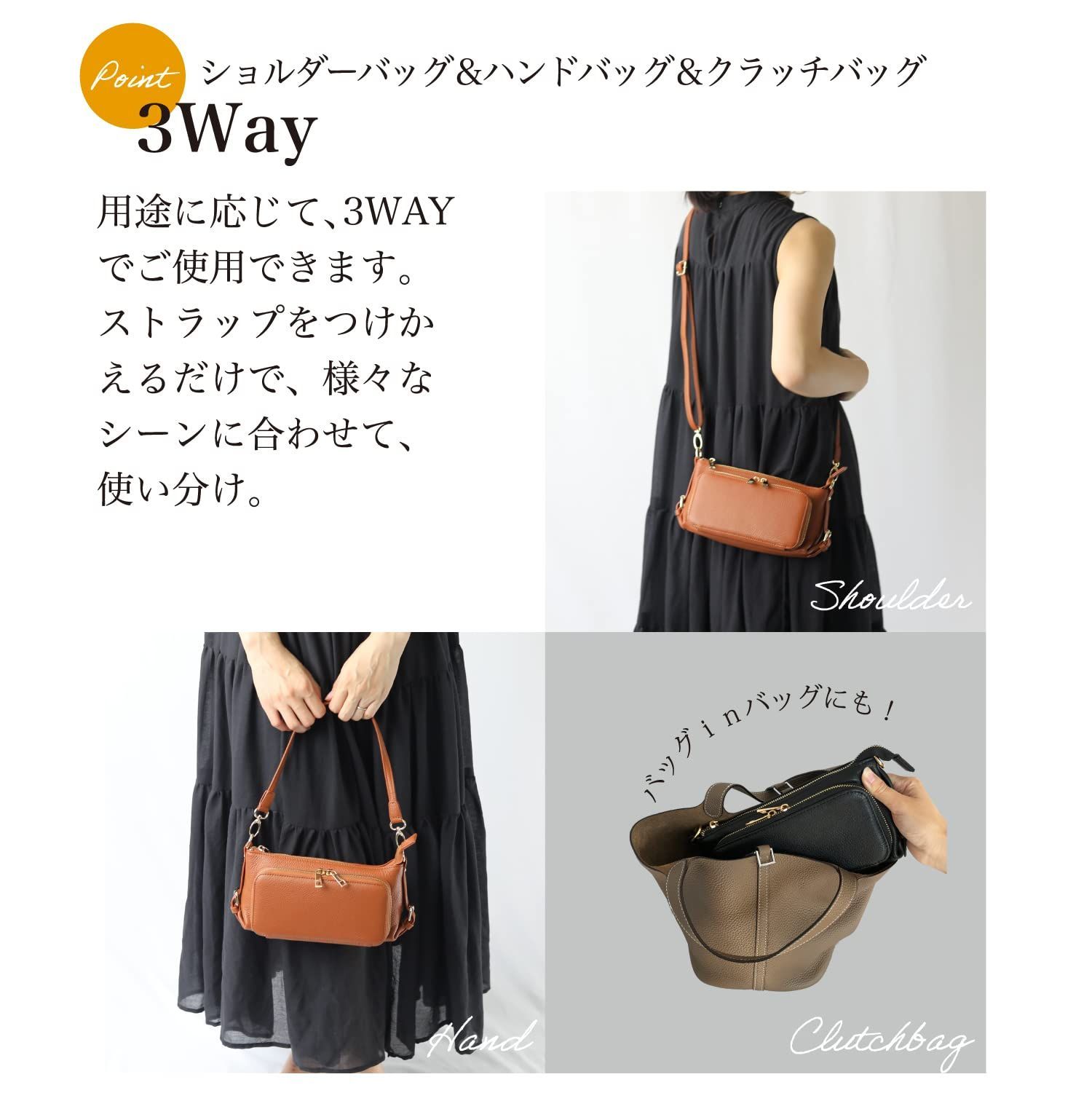 色: レッド】[イマイバッグ] QUAY お財布 ショルダー お財布ポシェット ...