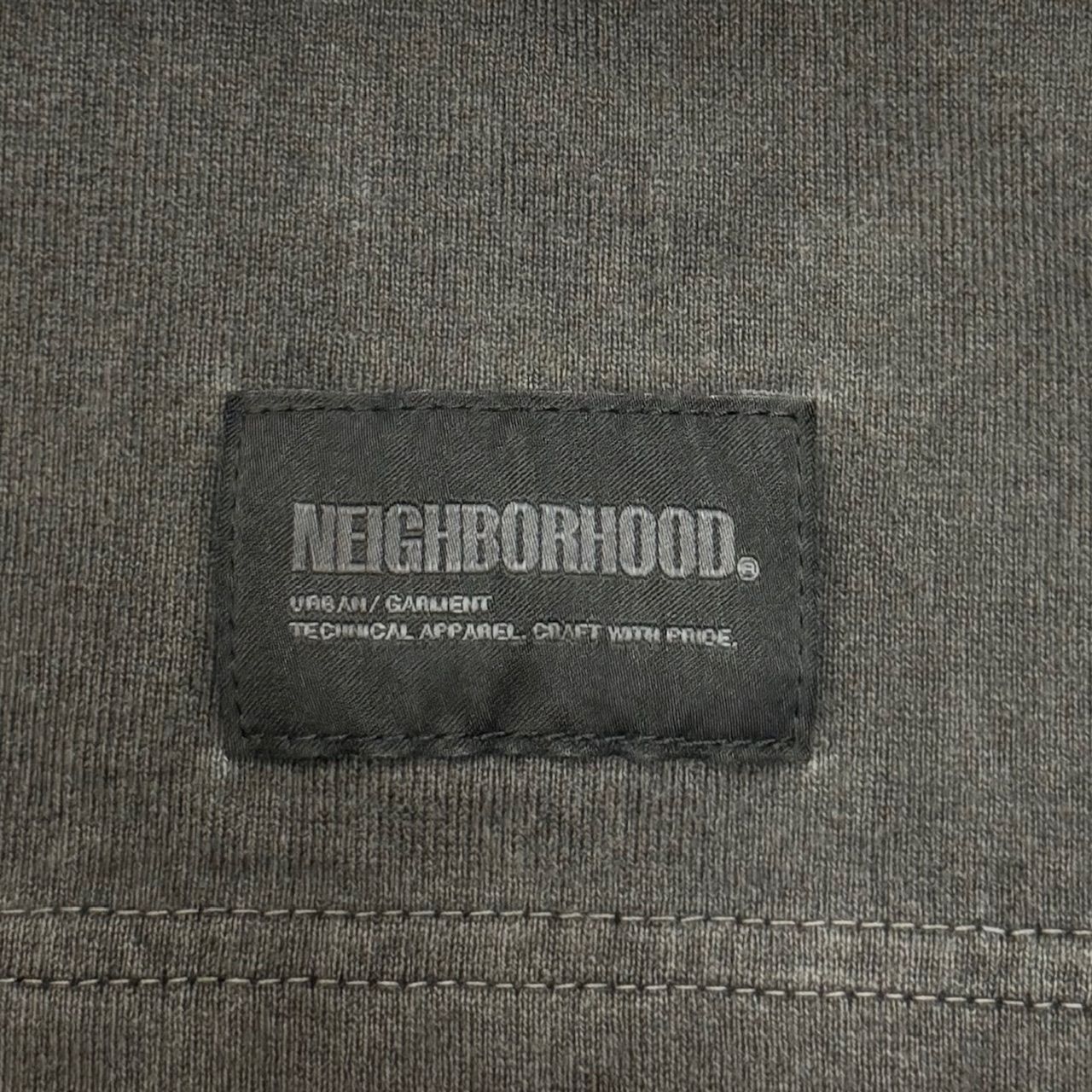 ネイバーフッド　ロンT Mサイズ　ブラック　試着程度　美品 NANGA（ナンガ）ECO HYBRID BOX LOGO L/S TEE（エコハイブリッド
