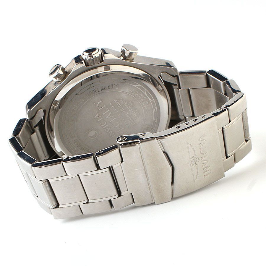 MOH25122 美品 INVICTA インヴィクタ 腕時計 ごつめ 稼動品 シルバー 