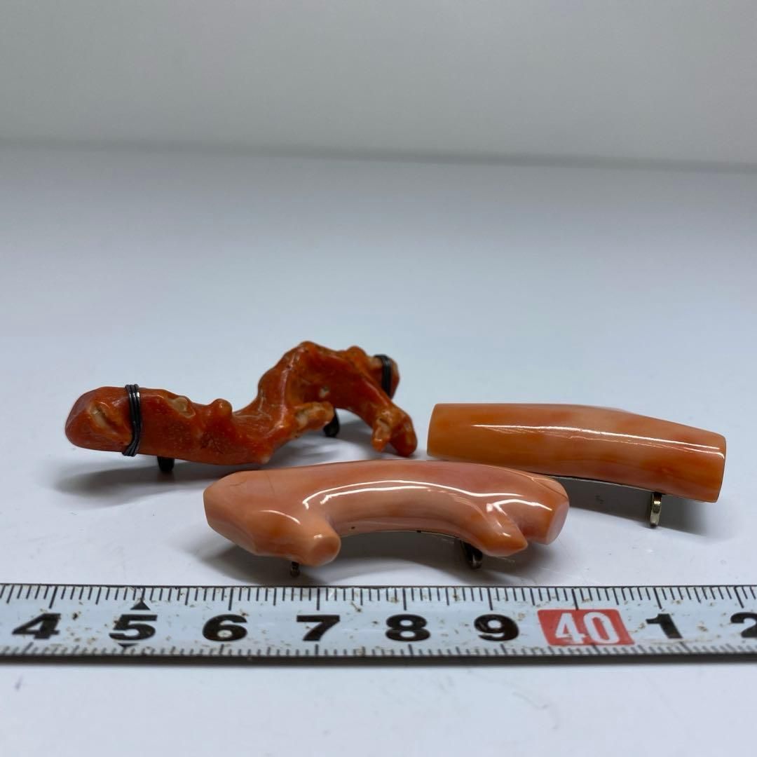 本赤珊瑚 帯留3点 36g トヒチ 東さ6-1008 2F
