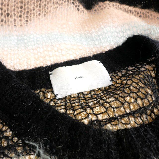 sugarhill beams モヘアニット　別注 シュガーヒル SUGARHILL ビームス別注 Multicolor Mohair Border
