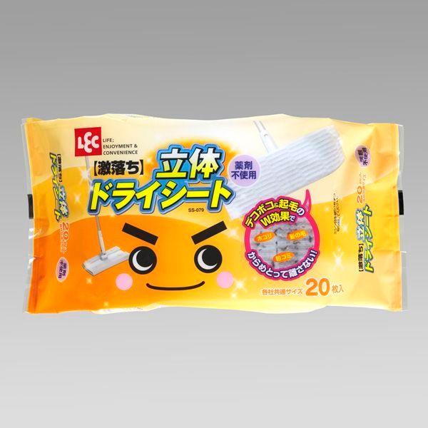 5営業日で発送 レック 激落ち立体ドライシート 20枚入 SS-079 入数 60