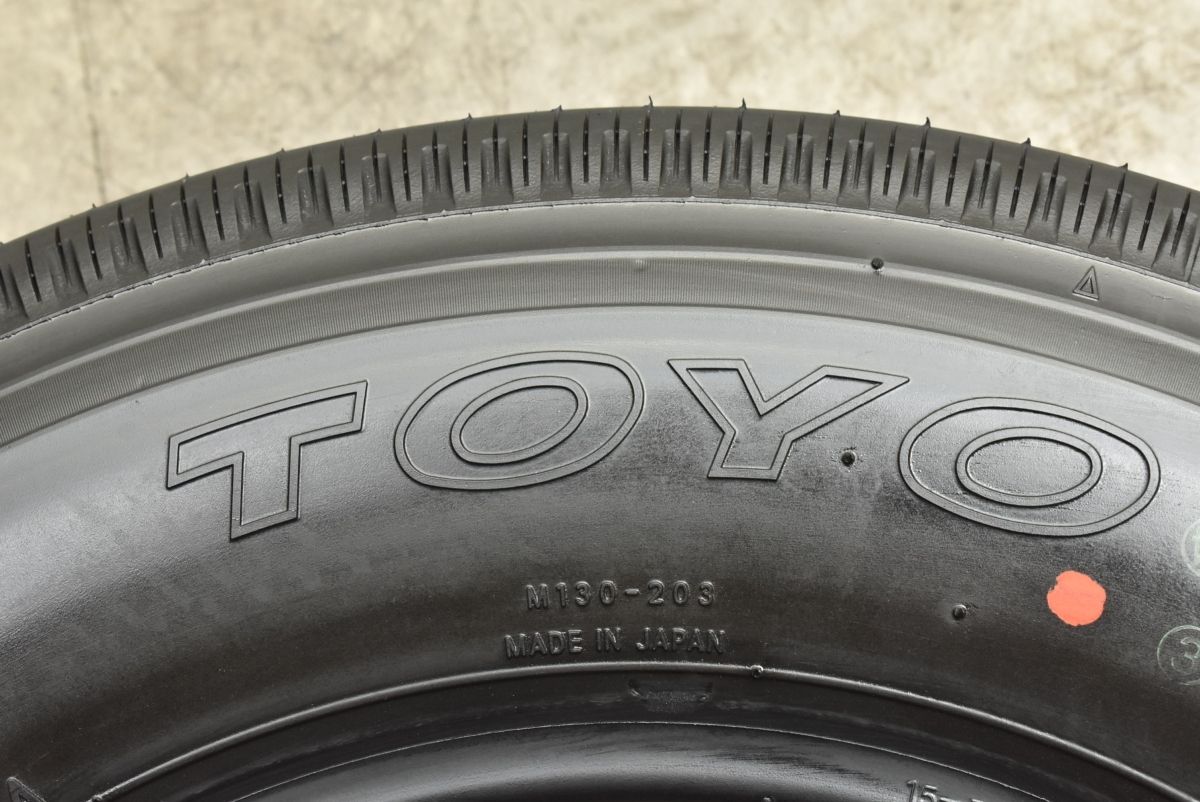 E542　195/75R15 LT　ブリヂストン　6本　2024年製　バリ溝 2024年製 イボ付 超バリ溝】トーヨー TOYO Hyparadial M130 195