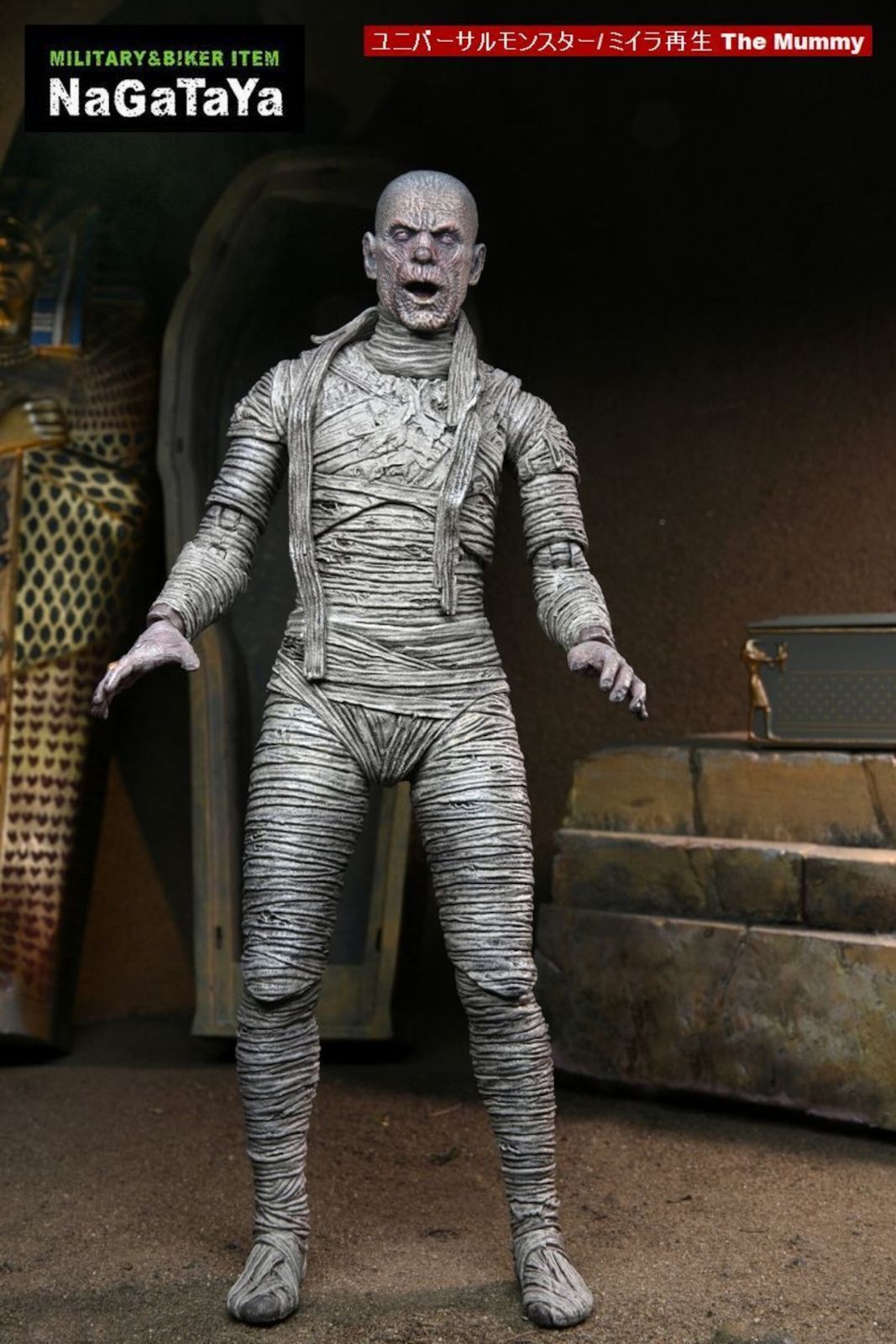 セット NECA MUMMY ミイラ男×アクセサリーパック棺 開封済 maxresdefault.jpg