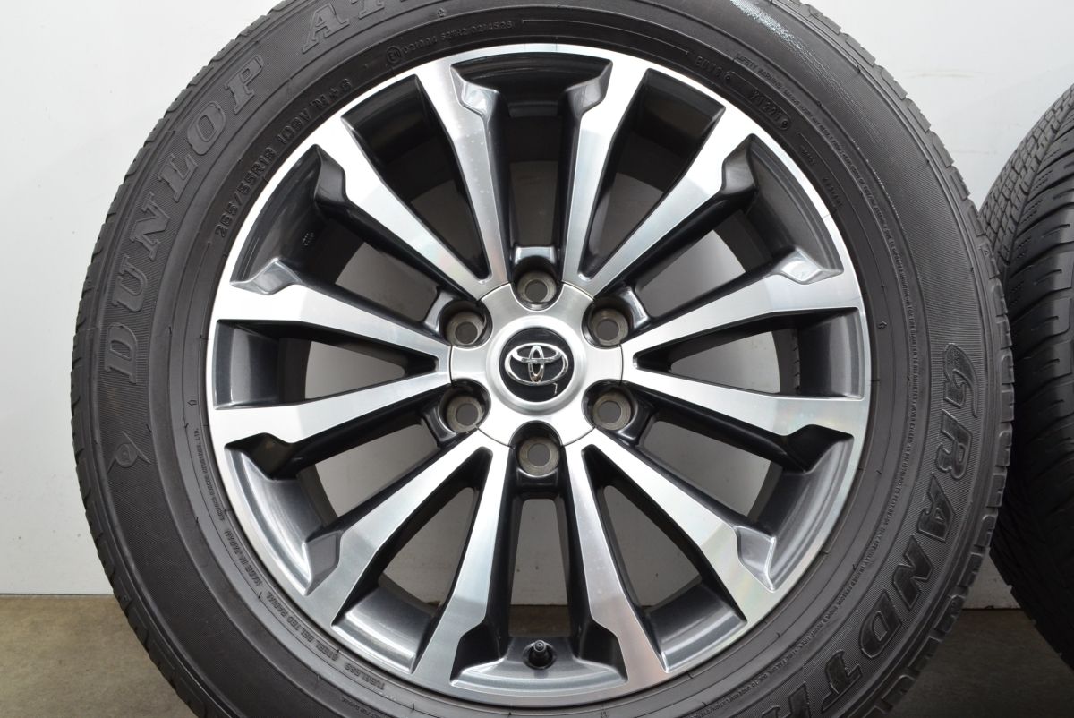 良好品】トヨタ 150 ランドクルーザー プラド TZ-G 後期 純正 19in 7.5