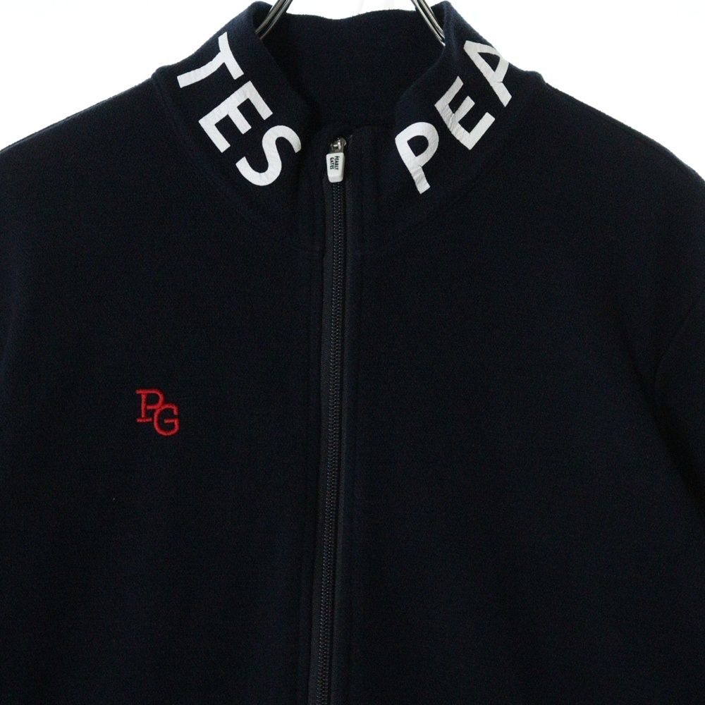 PEARLY GATES (パーリーゲイツ) ロゴプリント ジップアップフリース
