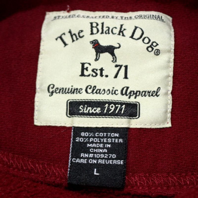00s The Black Dog リバースウィーブタイプ スウェット