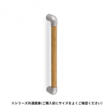 シロクマ スリムユニバーサル手すり シルバー|Lオーク BR-591 400mm