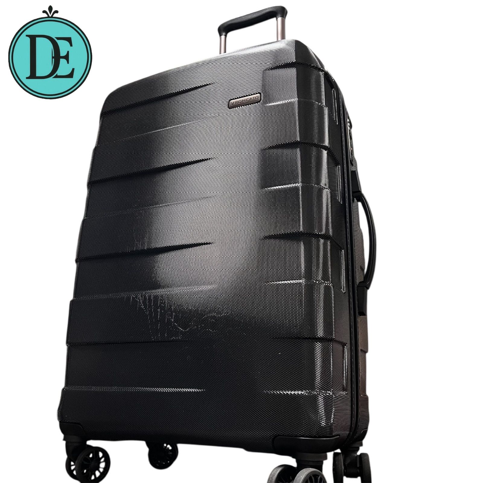 RONCATO ロンカート スーツケース キャリーケース キャリーバッグ 容量 60 Lメンズ レディース 3泊4日 4泊5日 ４輪 RV-18 大容量 軽量 静音 男女兼用 ダブルホイール キャリーバー2段階調整 トラベル 旅行