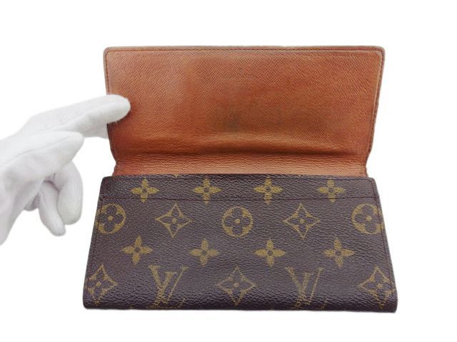 ①☆良品☆モノグラム♪ポルトエン3カルトクレディ 長財布 札入れ LOUIS VUITTON ルイヴィトン モノグラム ポルトカルト クレディ
