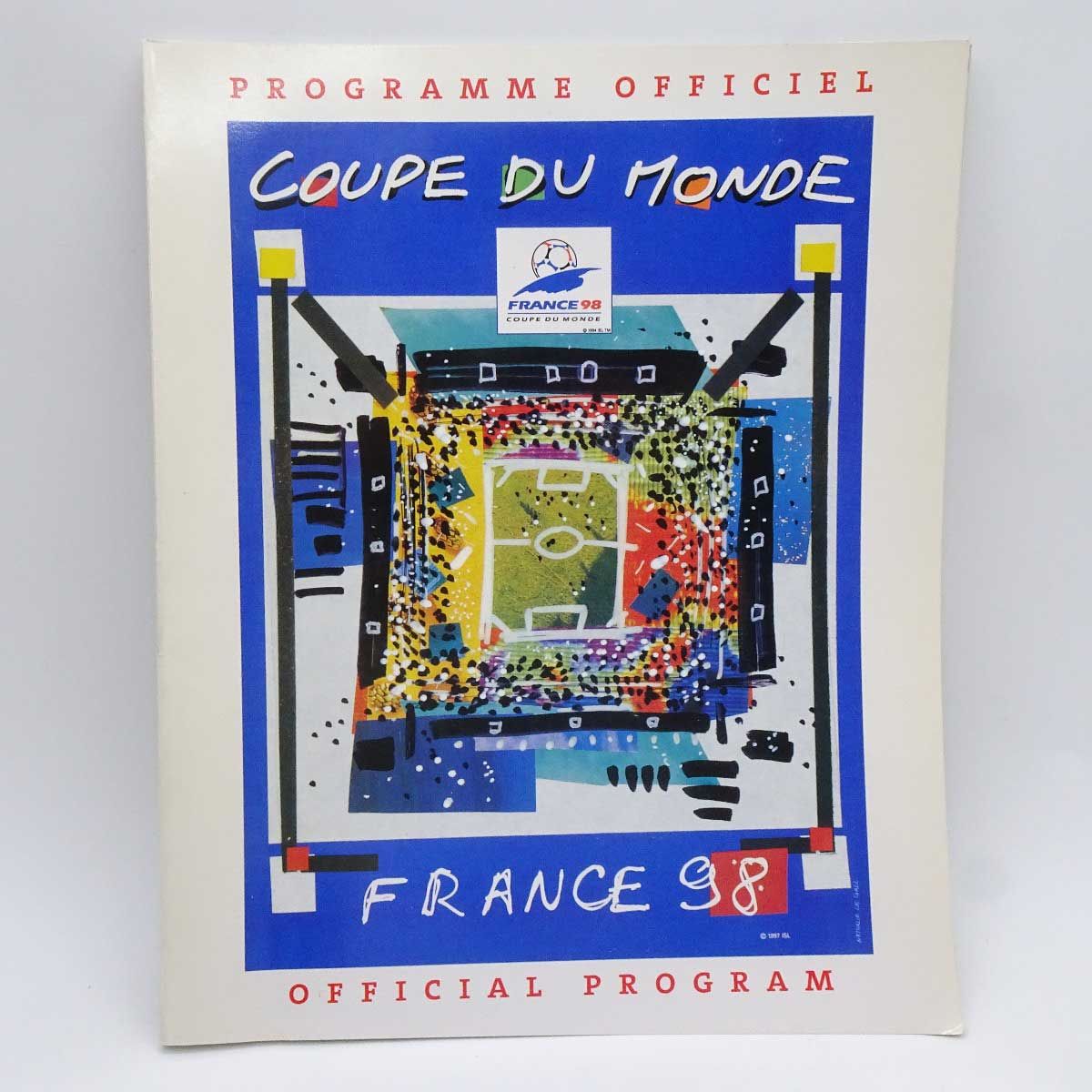 サッカーワールドカップフランス98オフィシャルプログラム