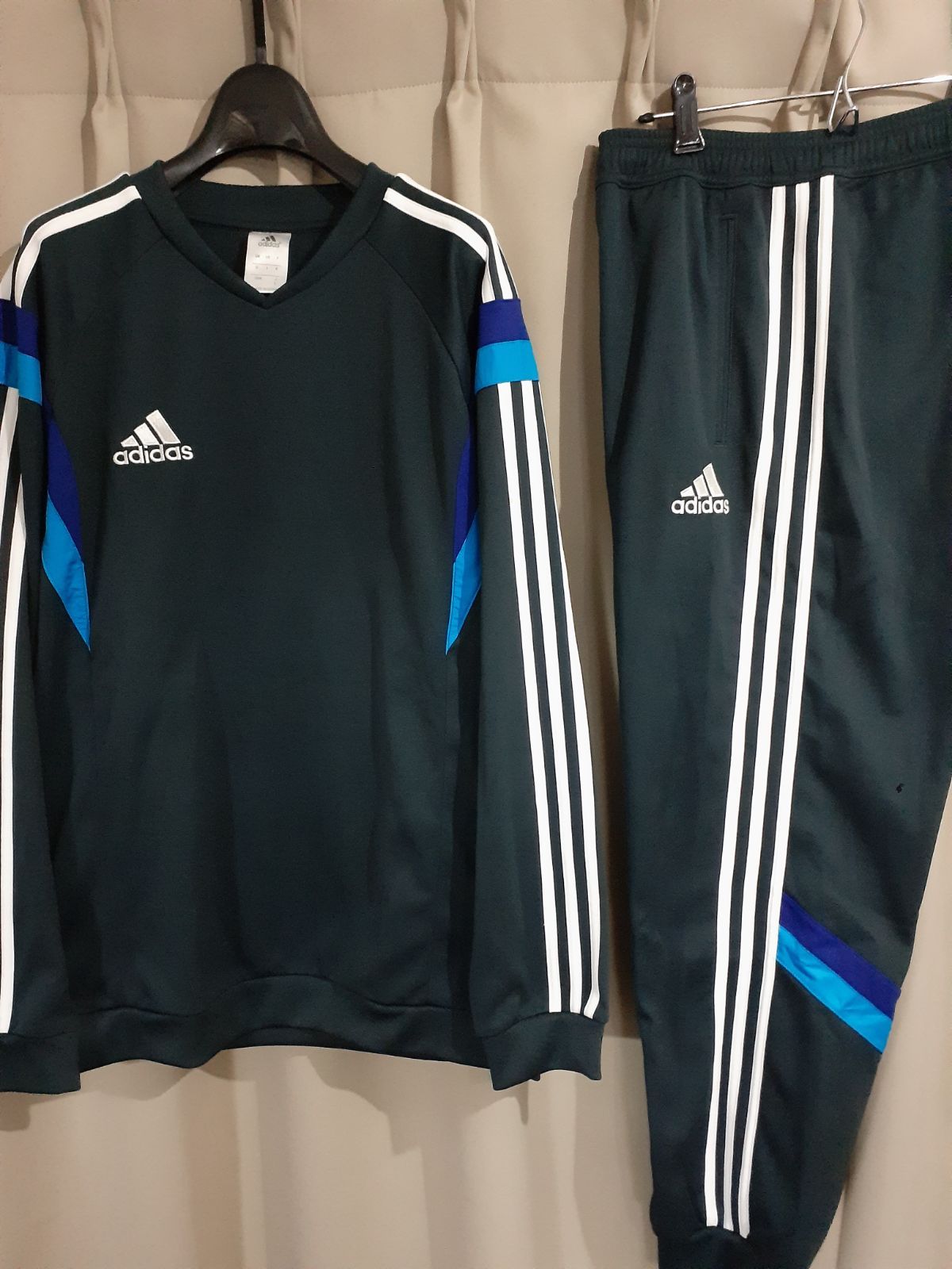 adidas アディダス プルオーバージャージ 上下 セットアップ L