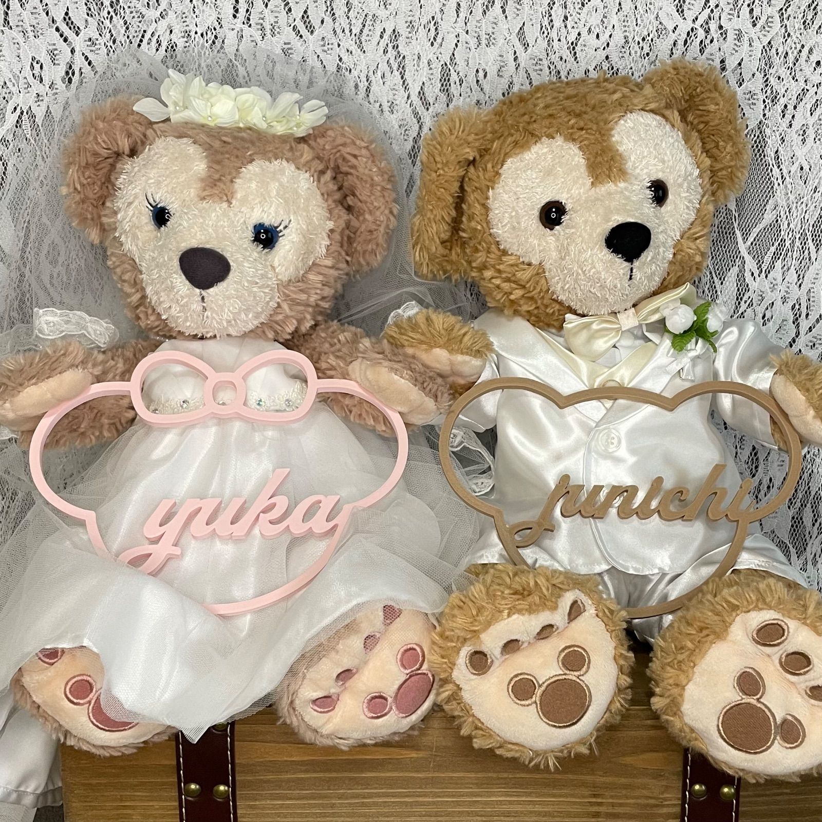 くまさん様確認用イニシャルオブジェ｜置物 