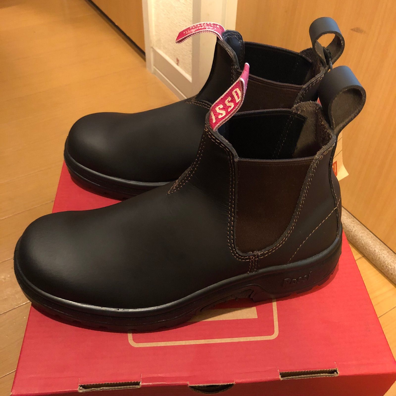 ロッシブーツ　パークス　本革　サイドゴア　希少　ワークブーツ UK5.5 UK5.5 ロッシブーツ パークス 本革 サイドゴア 希少 ワークブーツ