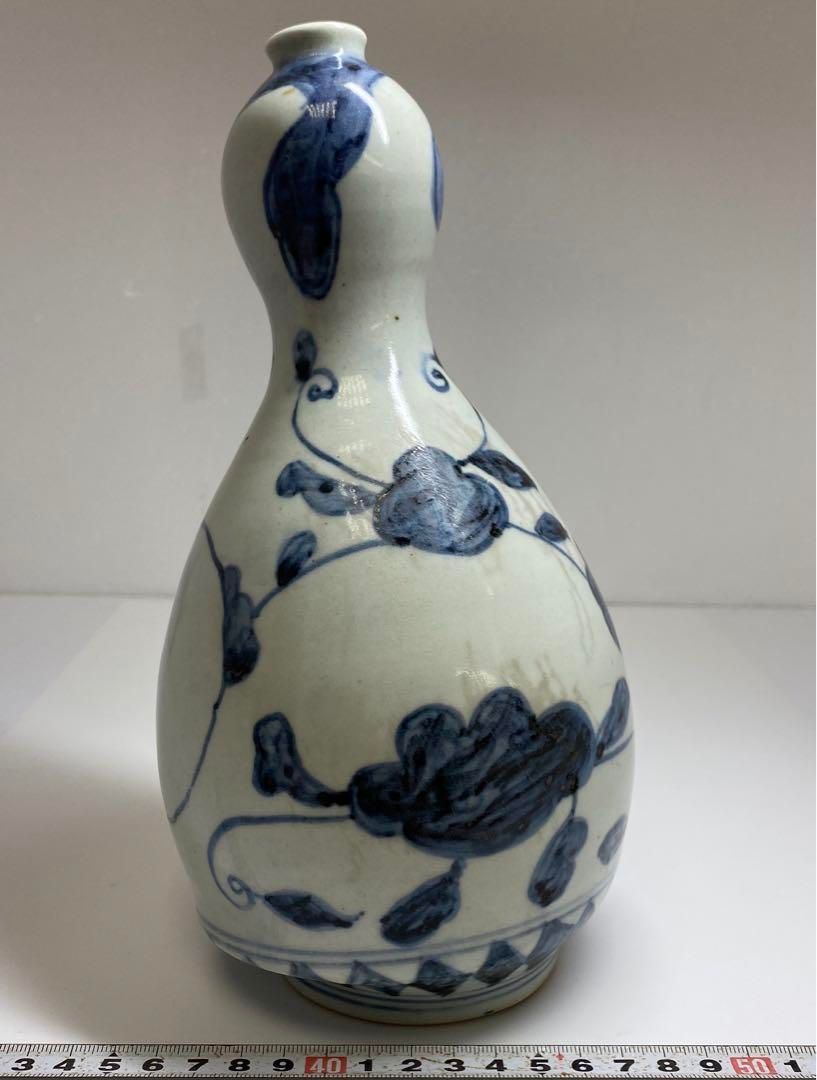 初期伊万里 瓢箪型花瓶 高さ25㎝ 東Y6-0913☆2F - メルカリ