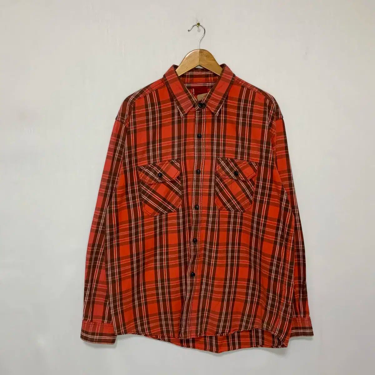 LEVI S リーバイス 赤タブ ヴィンテージ チェック シャツ XL メンズ ユニセックス y2k