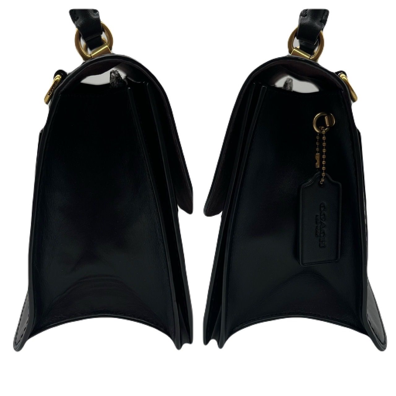 楽天市場】極美品 コーチ カラーブロック ミニ ペッパー チェーン  